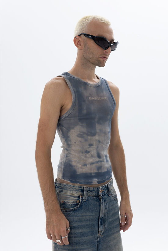 Faded tank top with Gasoline logo