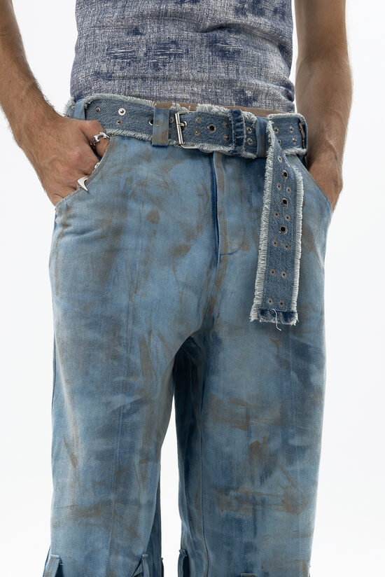 Denim belt SAMPLE