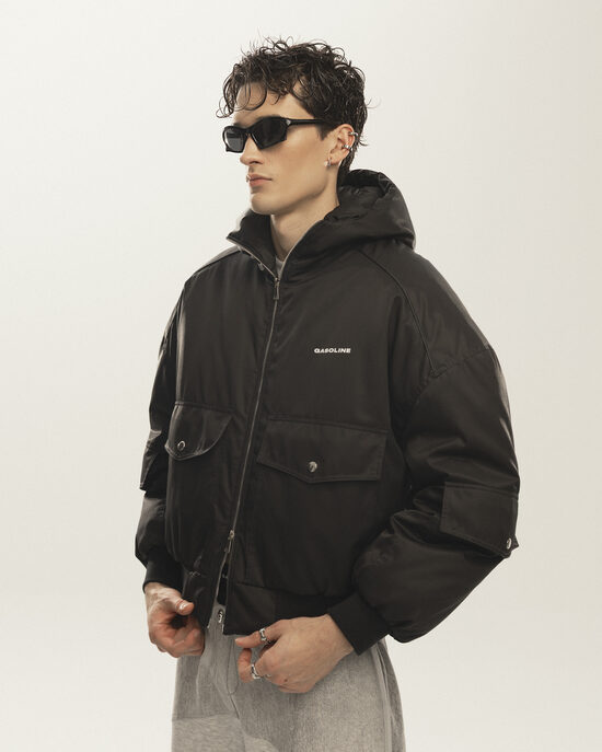 Hooded puffer jacket